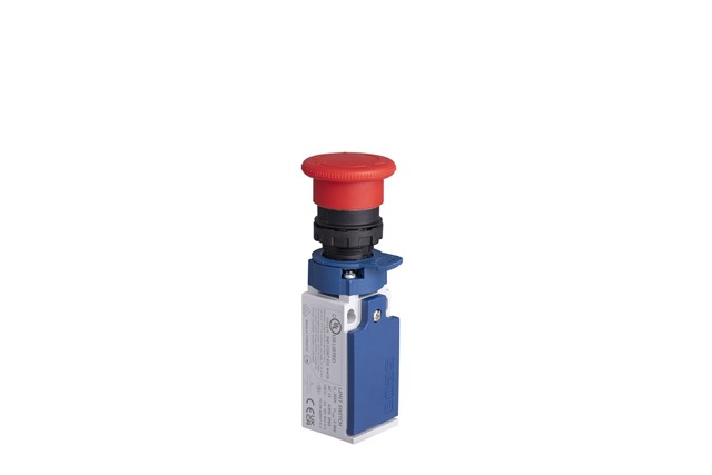 L5 Plastic Body 40 mm Plastic Emergency Stop Safety Switch Slow Action 1NO+1NC Limit Switch